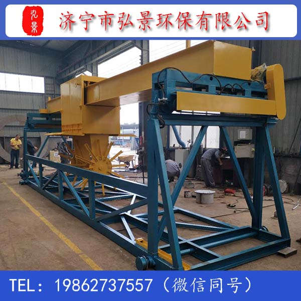 大慶興起綠色養豬實現無污染槽式翻堆機上線啦