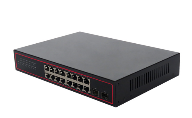 迷你千兆2光16電交換機