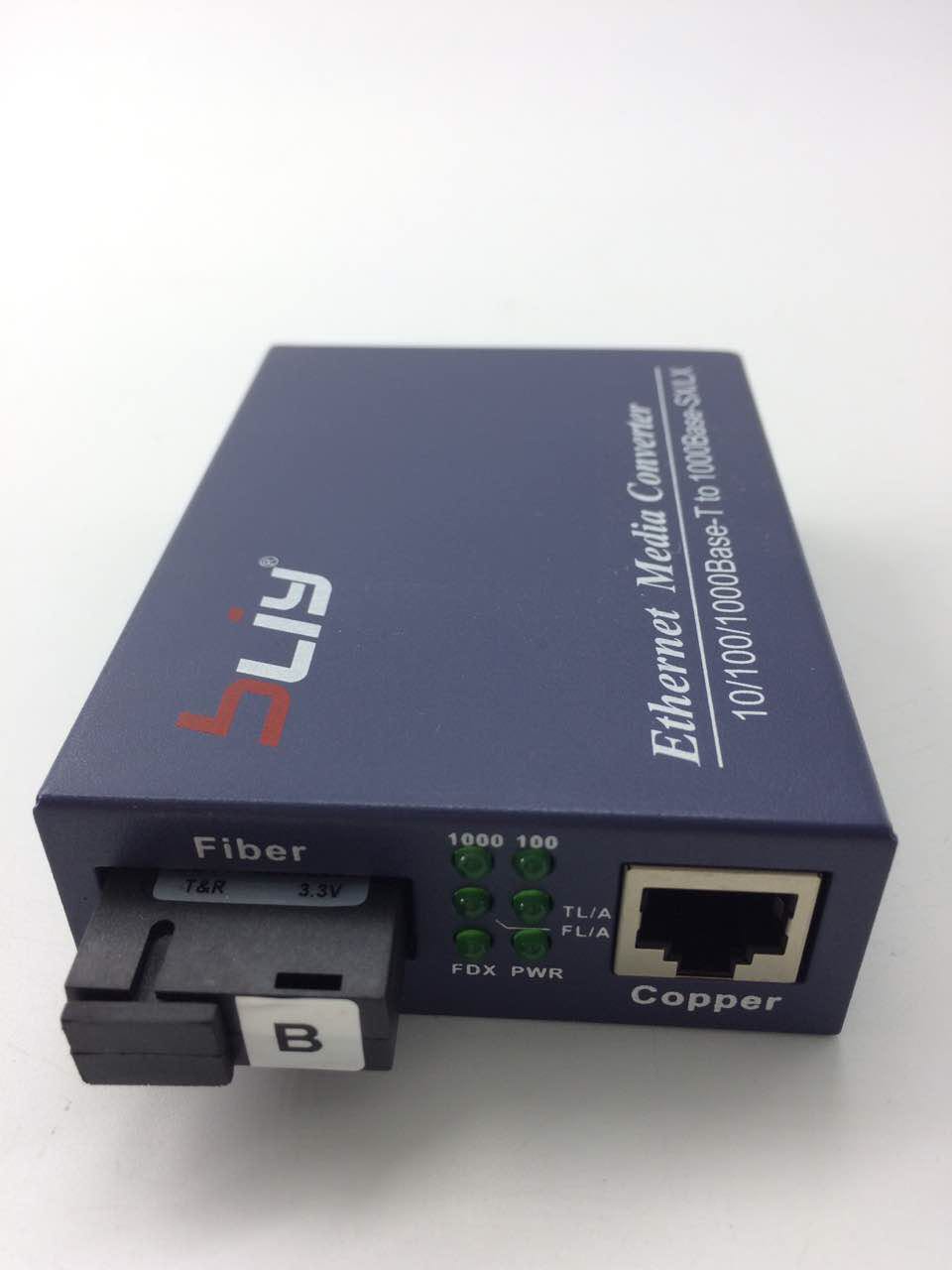 百兆1光1電耐高溫光纖收發器