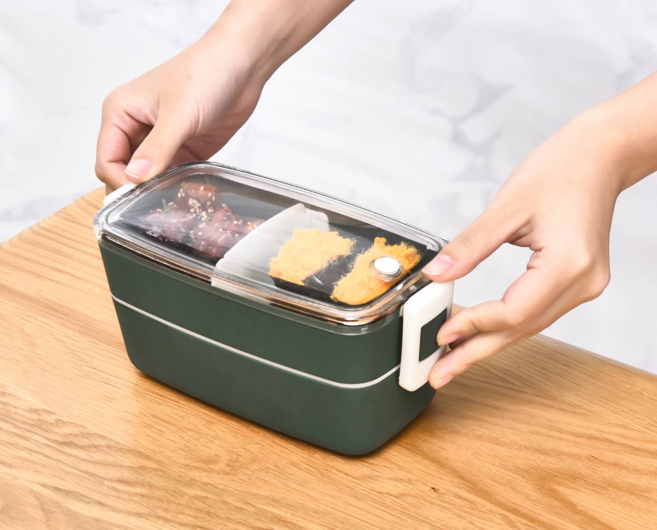 365日本銀離子便當盒 奶香味便當盒