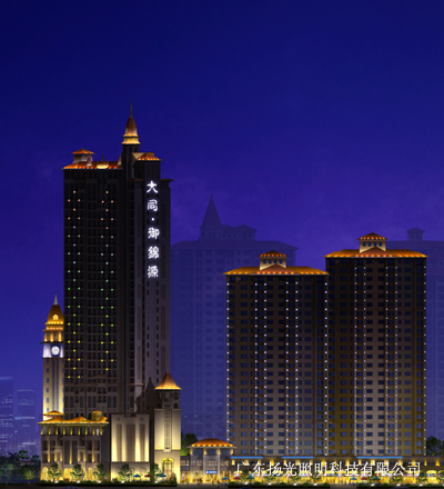 大型高品質(zhì)社區(qū)燈光工程