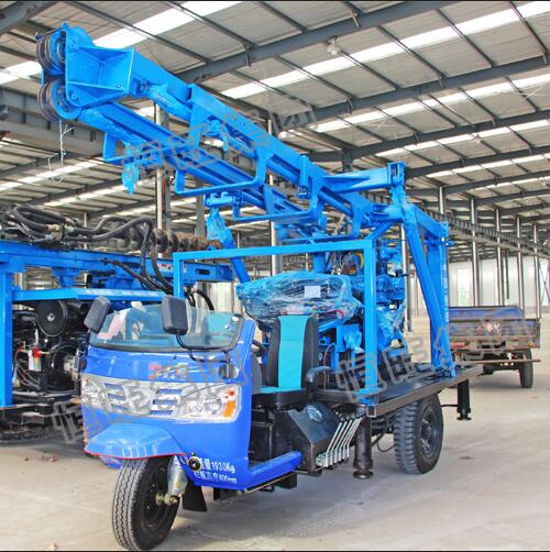 廠家直推五征三輪車式全液壓水井鉆機，節省時間