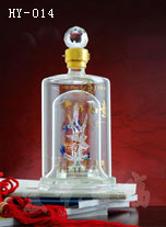 寧夏工藝玻璃酒瓶訂制|宏藝玻璃三包服務(wù)