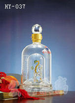 江蘇工藝酒瓶訂制加工|河間宏藝玻璃三包服務(wù)