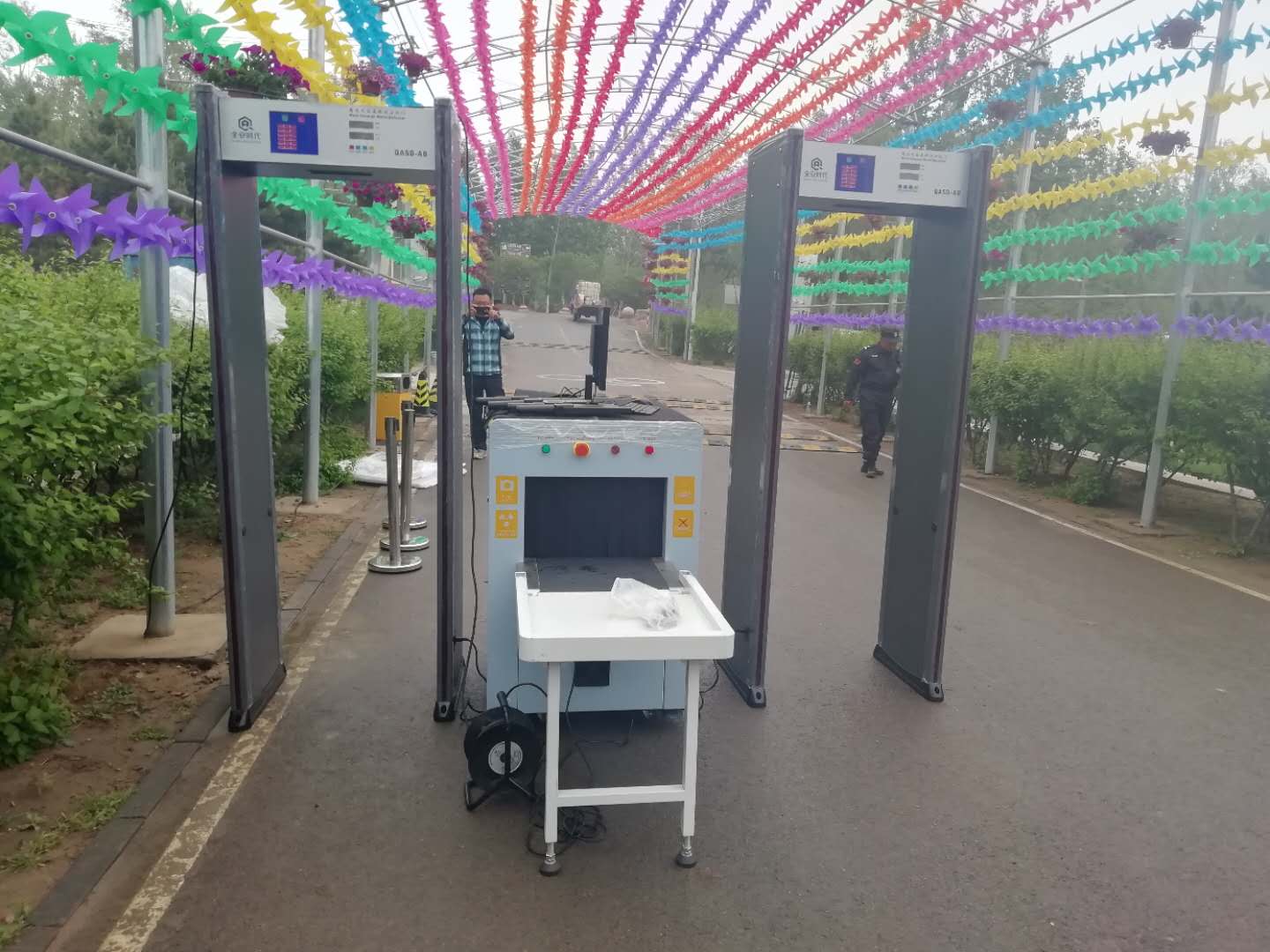 北京租賃紅外測溫門安檢機安檢儀