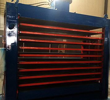 鋼木門熱壓機制造商/鑫炎壓瓦機械實力雄厚