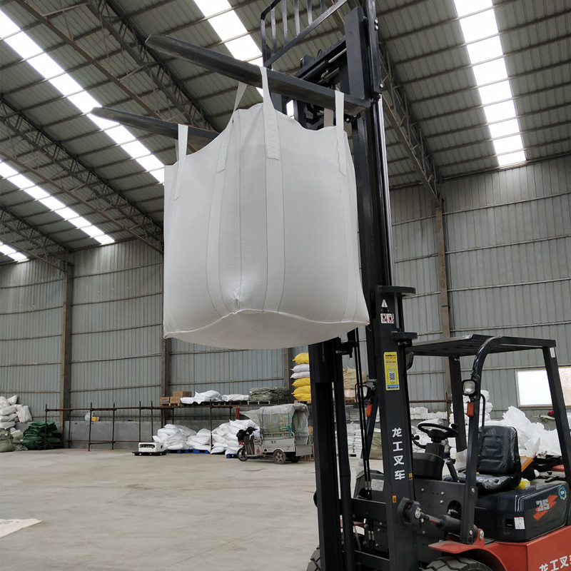 定制白色太空袋編織袋噸包集裝袋橋梁預壓袋1噸塑料pp噸包噸袋