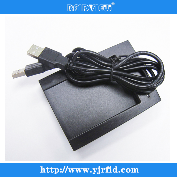 可以讀TI芯片，可以讀FDX HDX格式耳標(biāo)桌面讀寫器