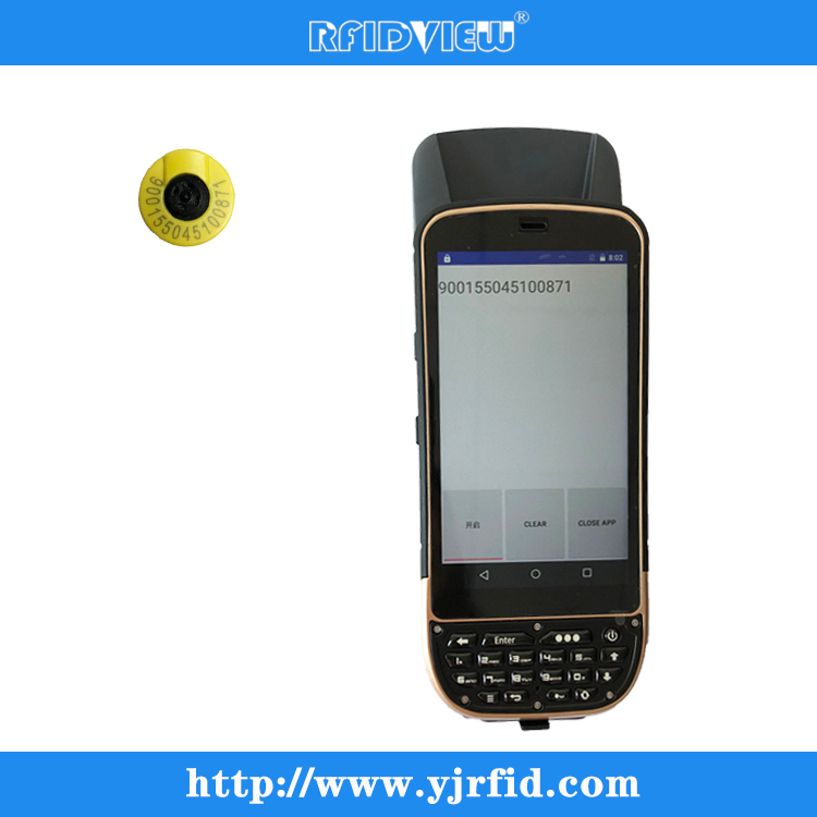 低頻耳標(biāo)，動(dòng)物芯片手持PDA帶操作系統(tǒng)