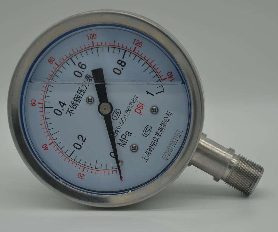 供應Y-100B-FZ 不銹鋼壓力表? 優質靚貨