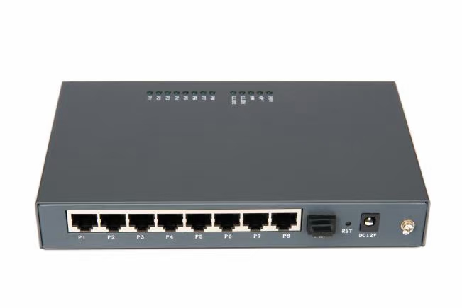 冠聯通信生產銷售8口百兆鐵殼