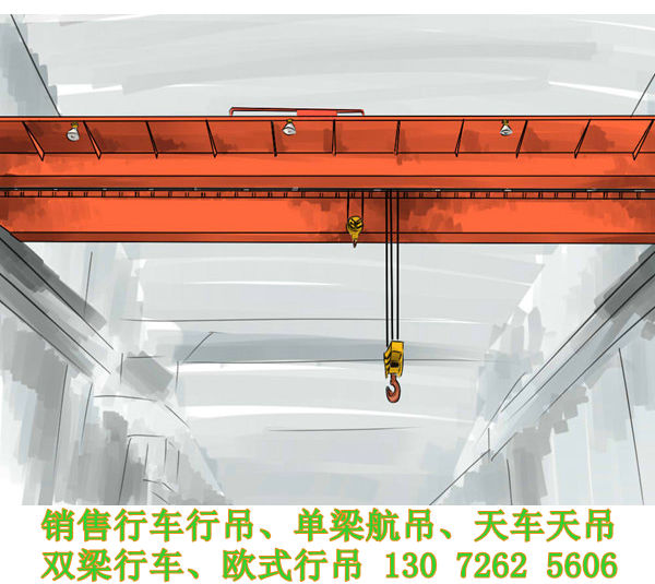 廣西貴港雙梁行吊廠家妥當保存每臺行吊