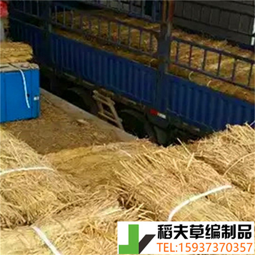 稻夫 鐵路稻草加工草棒 草墊廠 草支墊 生產廠家 整車發貨
