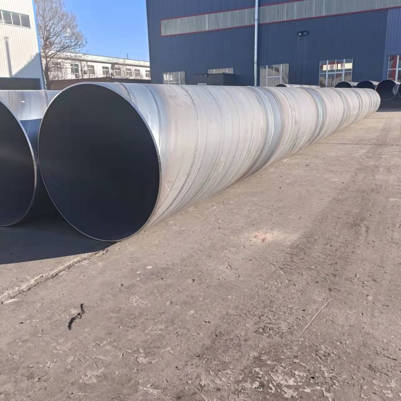 大口徑國標(biāo)螺旋鋼管 內(nèi)外環(huán)氧涂塑鋼管 聚氨酯保溫鋼管