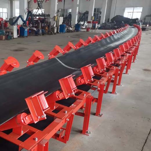 20度帶式輸送機轉(zhuǎn)彎裝置