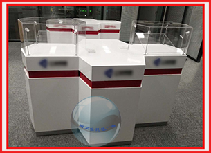 南京企業展廳展臺 多邊形展臺定制