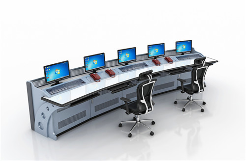 指揮中心調(diào)度臺廠家 單聯(lián)監(jiān)控臺 視頻控制臺施工標(biāo)準(zhǔn)