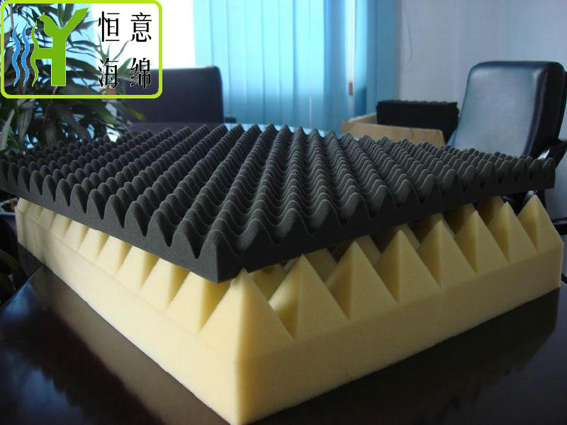 機(jī)車阻燃波浪形隔音海綿
