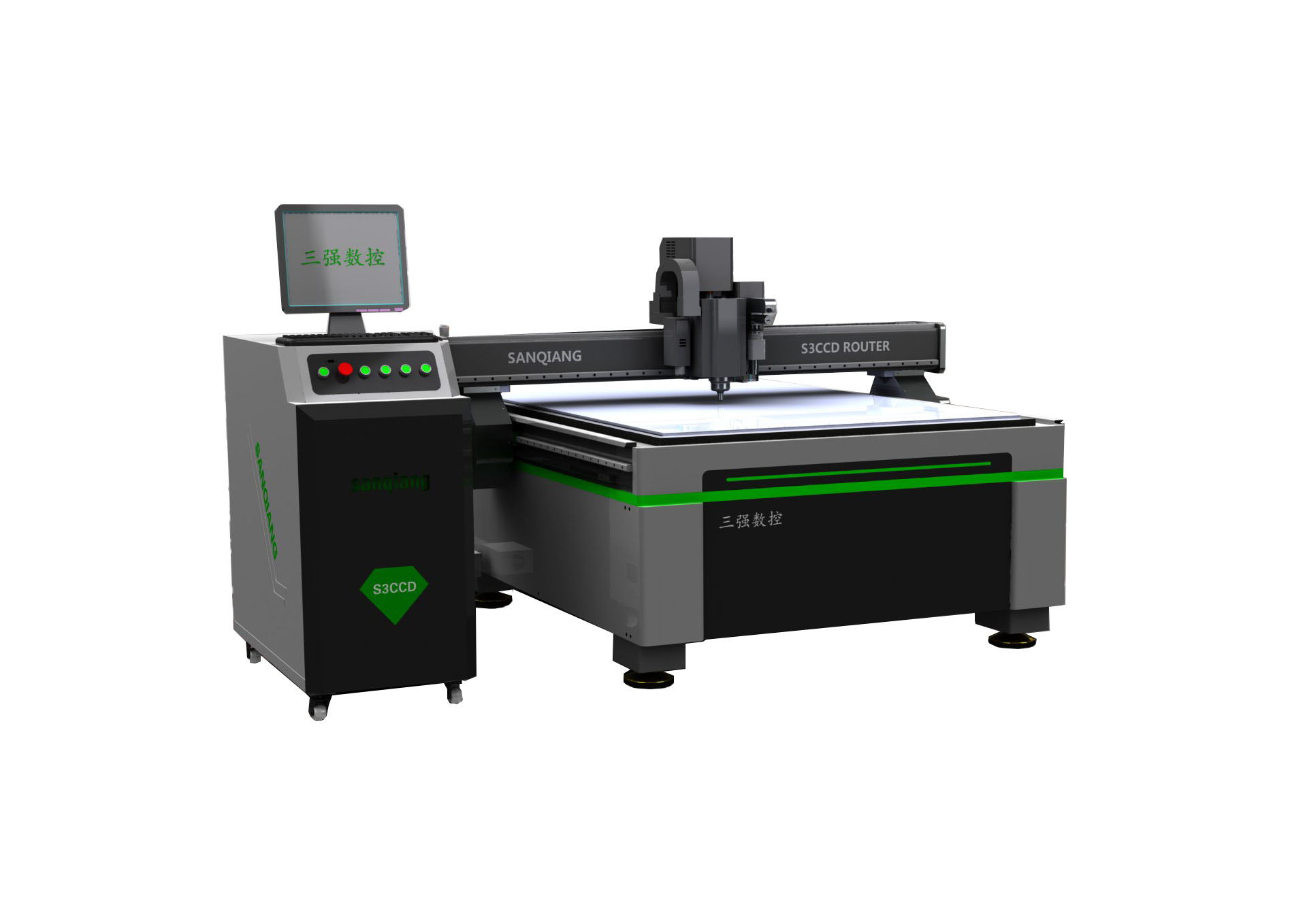 三強雕刻振動刀一體機