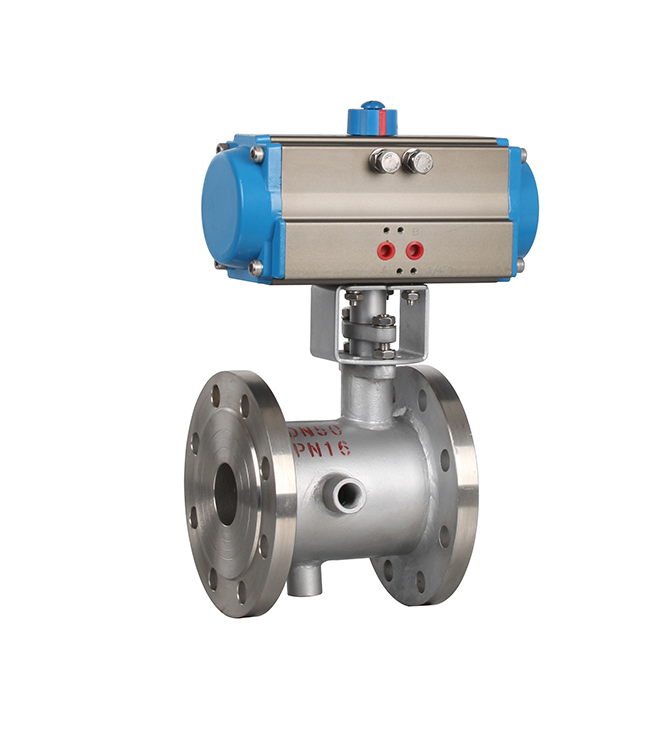 法蘭式保溫氣動球閥BQ641PPL