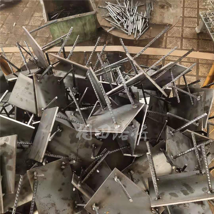 鋼結構焊板地腳螺栓 新型懸挑梁建筑配件 鐵路橋梁預埋件