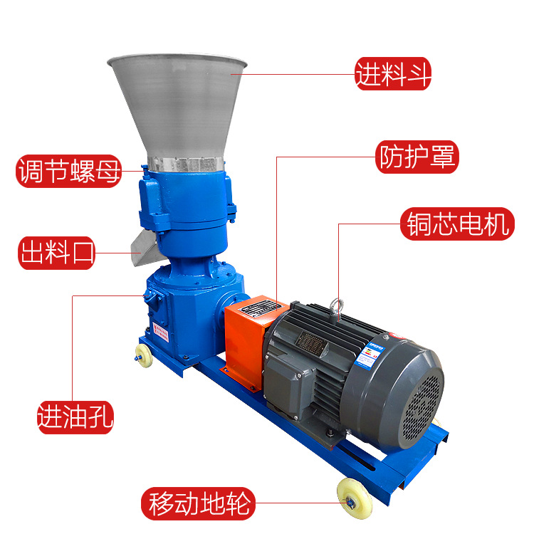 飼料廠用飼料顆粒機(jī)質(zhì)量保障 165型秸桿牛羊顆粒飼料機(jī)現(xiàn)貨