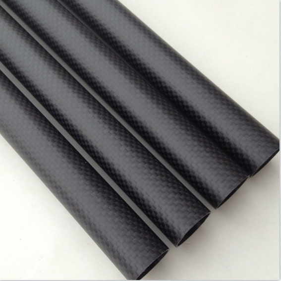 3K斜紋啞光碳纖維管 高強度碳纖維圓管
