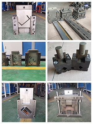 型材沖壓模具，角鐵槽鋼方管沖孔模具，管材切斷模具，沖弧口模具