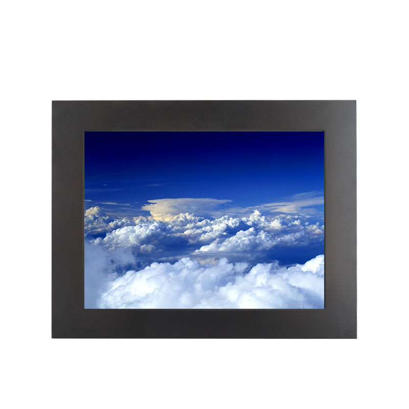 通電開機嵌入式17寸防潮觸摸屏一體機win7