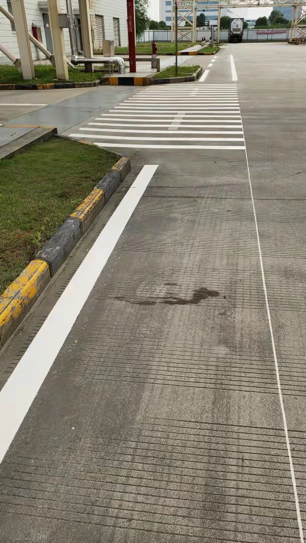 蘇州斜塘畫線價格蘇州廠區劃線蘇州昆山工廠標線