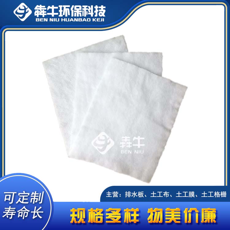 麗江滌綸無紡短絲土工布款式新穎