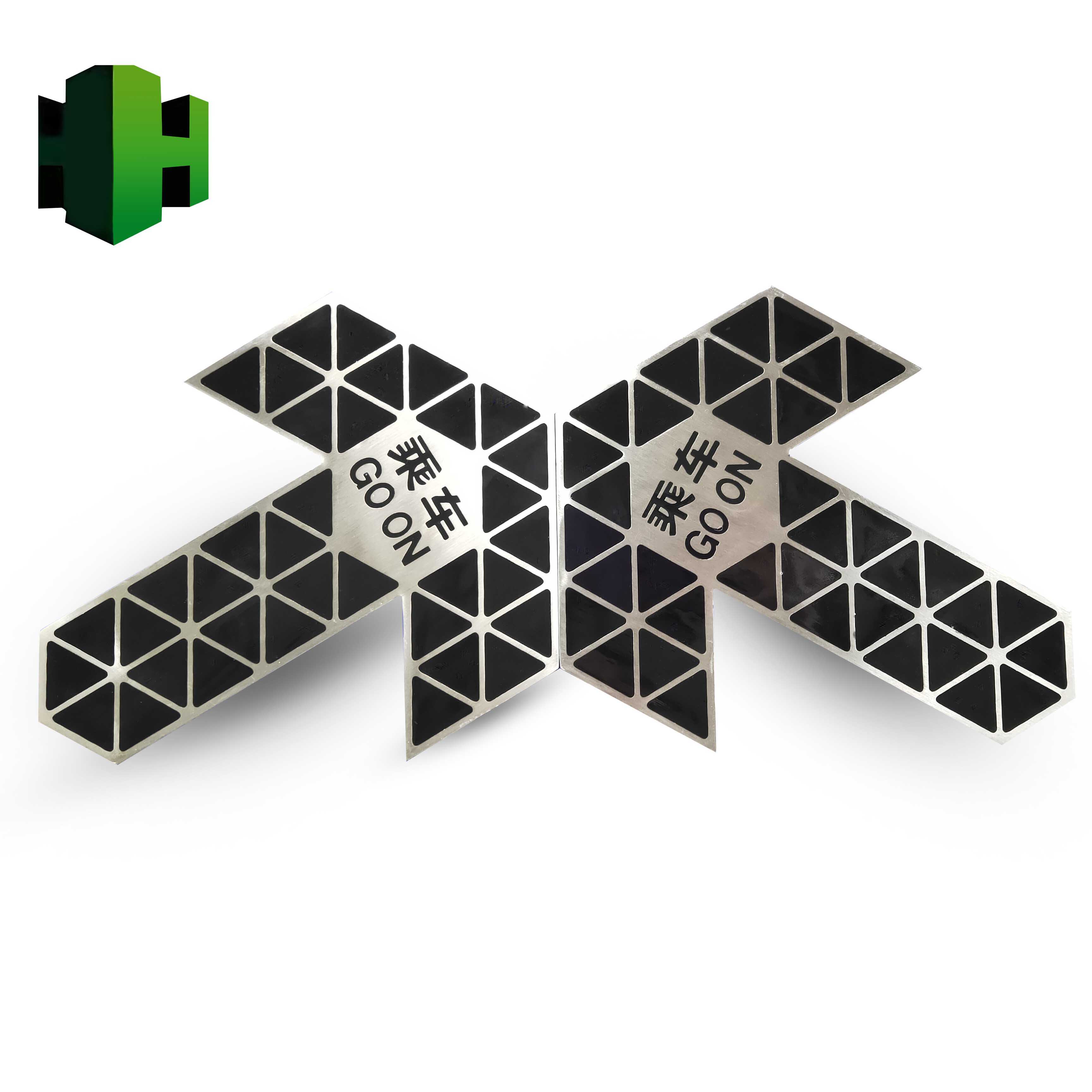 地鐵屏蔽門上下車蓄光不銹鋼疏散指示標識