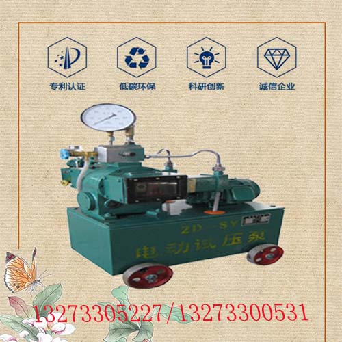 菏澤暖氣管道打壓機PPR自來水管試壓機家裝水管試壓泵廠家