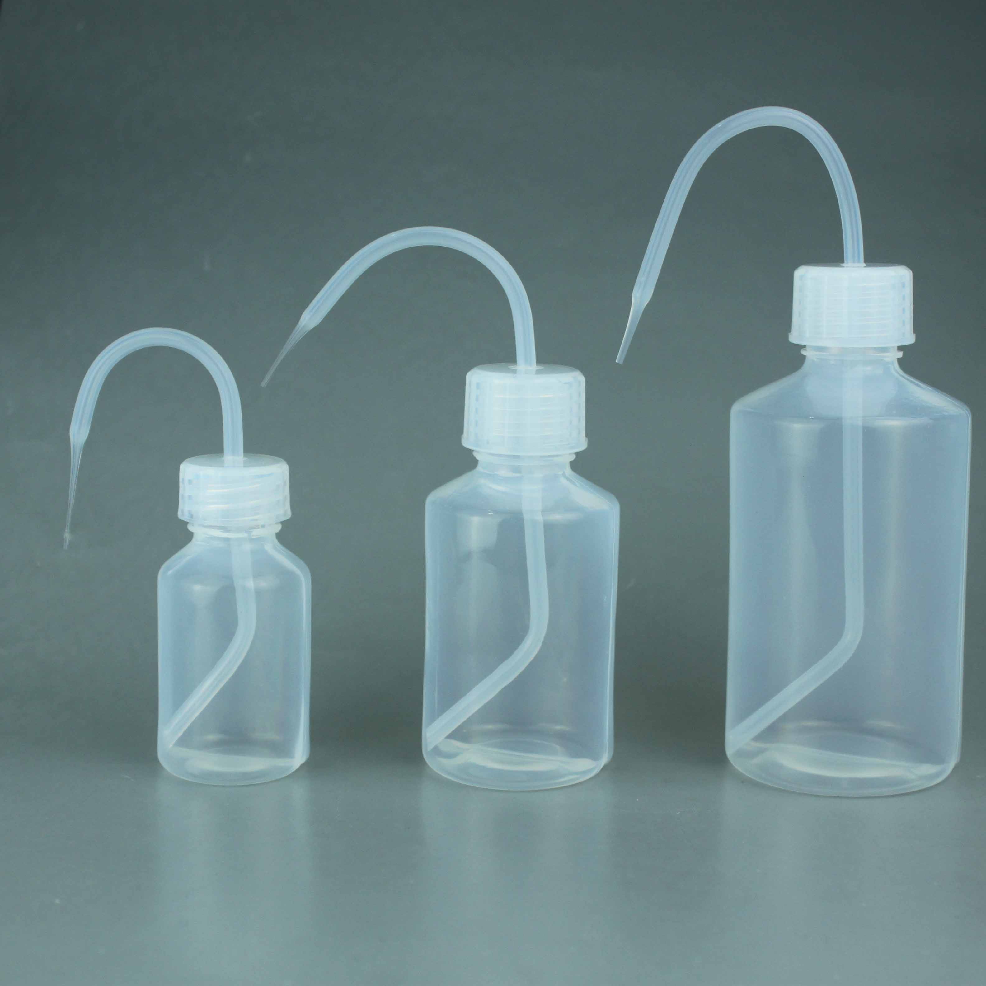 PFA洗瓶500ml耐腐蝕彎頭擠壓瓶PFA洗滌瓶