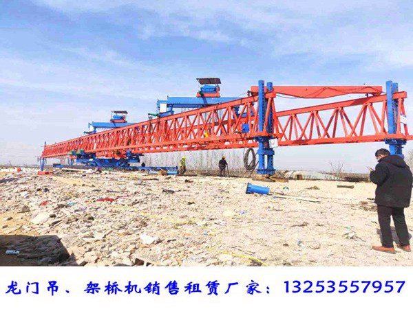 浙江杭州架橋機租賃公司120噸自平衡智能過孔架橋機