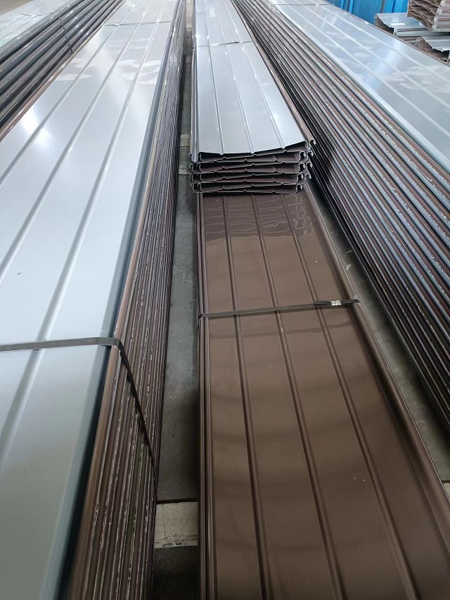 寶固鋁鎂錳金屬屋面直立鎖邊型號多種齊全可做彎弧扇形廣東廠家