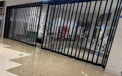 電信、地鐵站安裝水晶折疊門河北任丘廠家