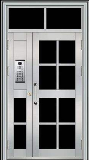 河北樓宇門安裝廠家，住宅小區樓道單元門廠家