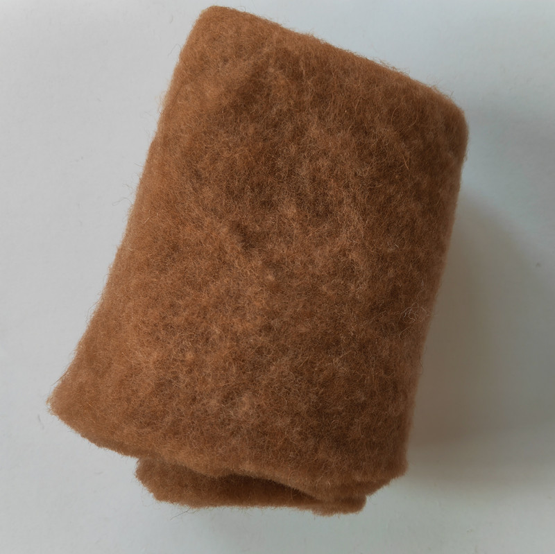 批發細致駝毛絮片駝絨被制衣服裝做被子