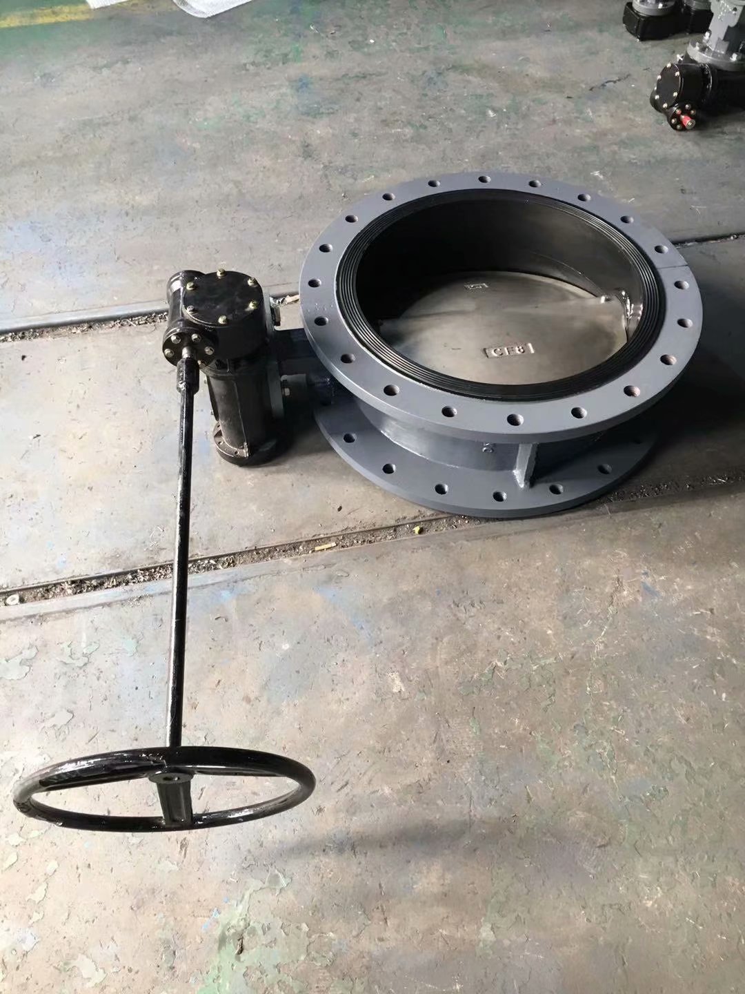 躍正船用加長閥桿中心型法蘭蝶閥GB/T3036-94