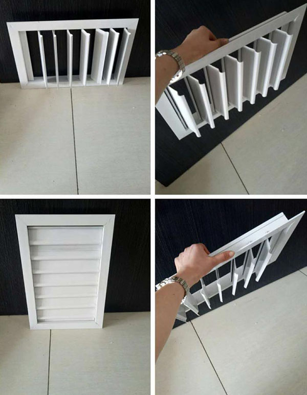 鋅鋼百葉窗型材，任丘眾盛百葉窗型材，空調(diào)罩材料