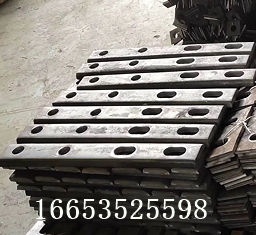 24KG礦用道夾板鋼軌連接板 鍍鋅工藝 并且配套魚尾螺栓