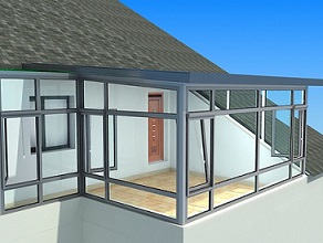 浙江別墅高檔鋁木陽光房,湖州別墅陽光房設計,高檔鋁木復合門窗