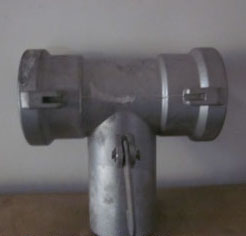 灌溉鋁管配件廠家，地埋伸縮式噴灌伸縮立桿生產廠家