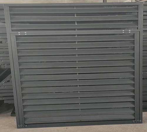 地庫通風口鋁百葉窗河北任丘生產廠家