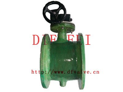 蝸輪玻璃鋼蝶閥