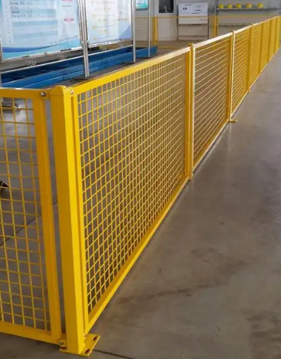 車間隔離網工廠設備防護網圍欄物流快遞分揀隔斷網倉庫移動護欄網