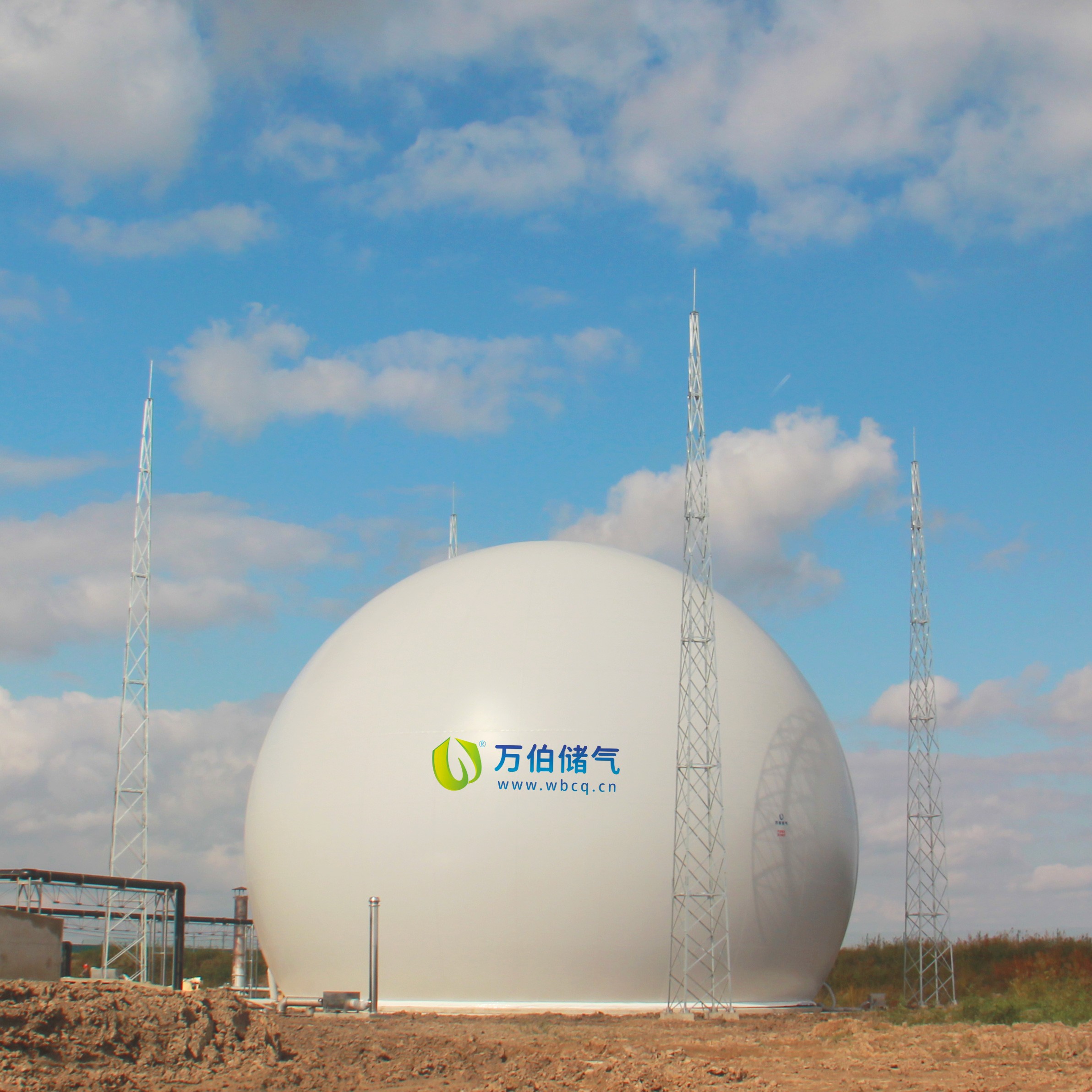 大白球雙膜氣柜WD68