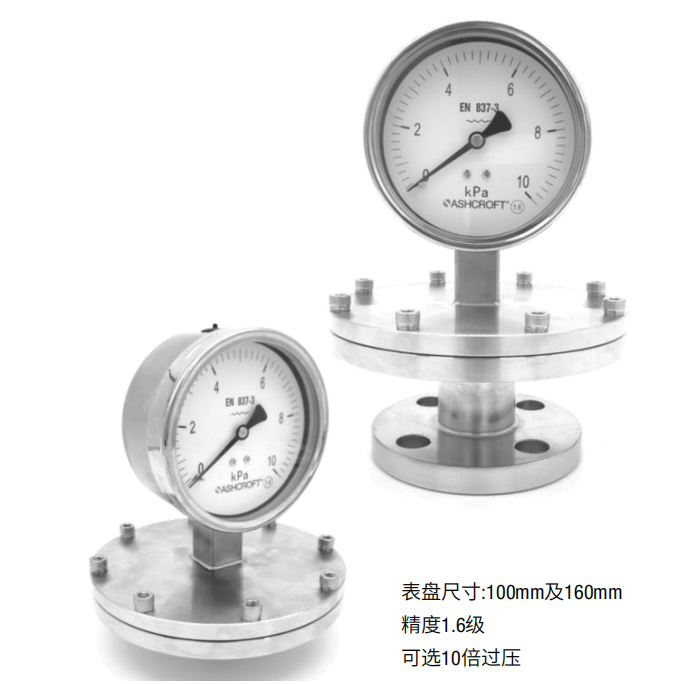 Ashcroft P5400-P6400 全不銹鋼膜片壓力表