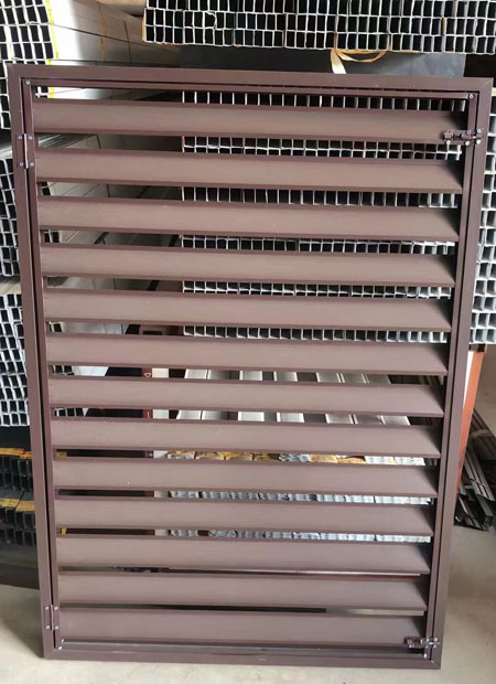 百葉窗空調(diào)罩河北廠家，河北金晟源鋁合金百葉窗，電動(dòng)鋅鋼百葉窗